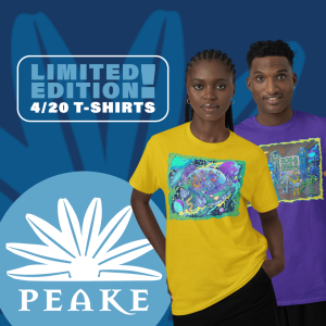 peake releaf limited edition 420 tshirts